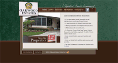 Desktop Screenshot of oakwoodestatesmhp.com